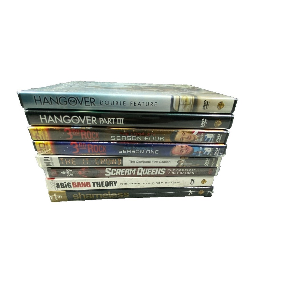 Mix Humor DVD Lot of 8 Series Hangover 3rd Rock Shameless Big Bang Season SEALED